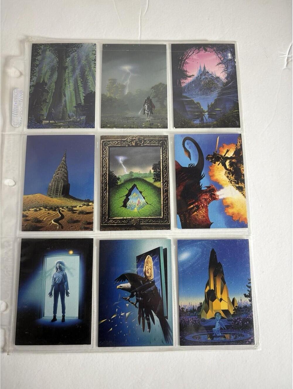 Vintage Tim White Fantasy Art Trading Cards lot from 1994 by FPG.